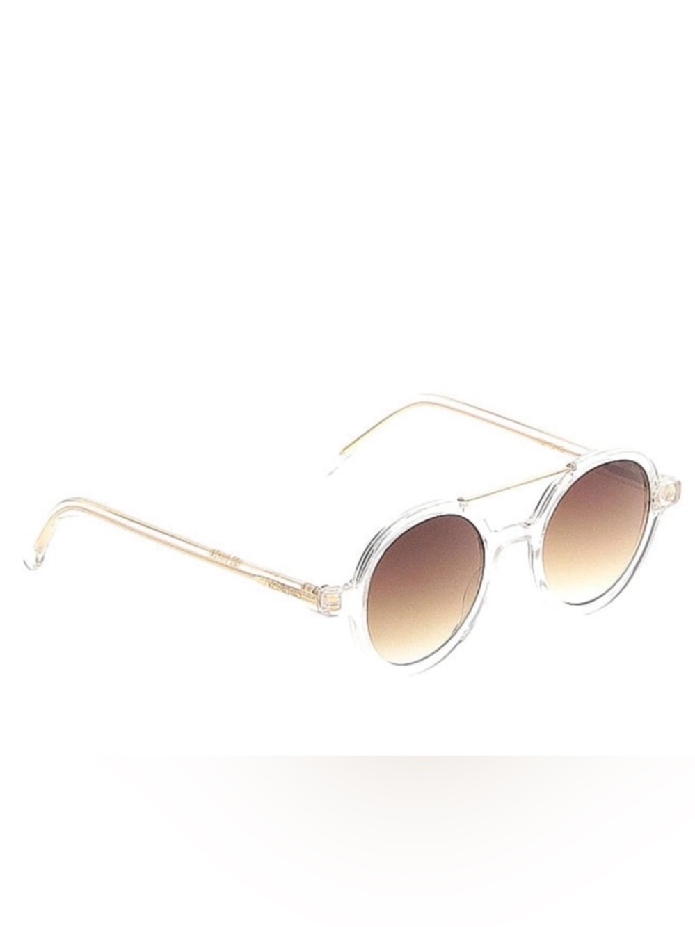 Komono Sunglasses NEW Vivien Clear round frame gold - Picture 2 of 16